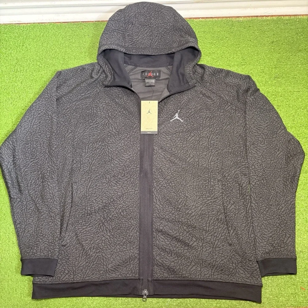 Jordan Dri-FIT Sport‎ Men's Full-Zip Hoodie Size XXL NEW Active Pockets Jumpman